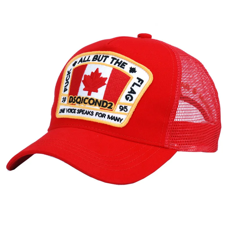 DSQICOND2 Maple Leaf Mesh Baseball Cap