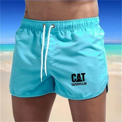 Shorts de praia masculinos de verã