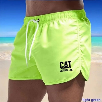 Shorts de praia masculinos de verã