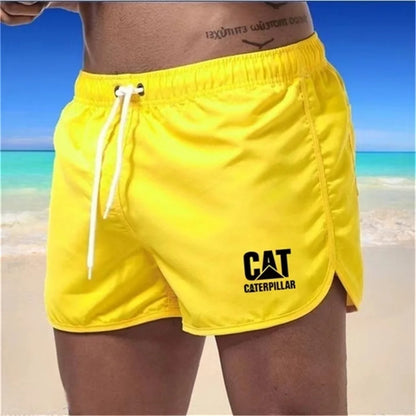 Shorts de praia masculinos de verã