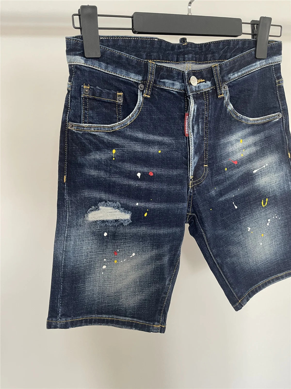 Verão Novos Jeans Calças de Cinco Pontos dsquared2