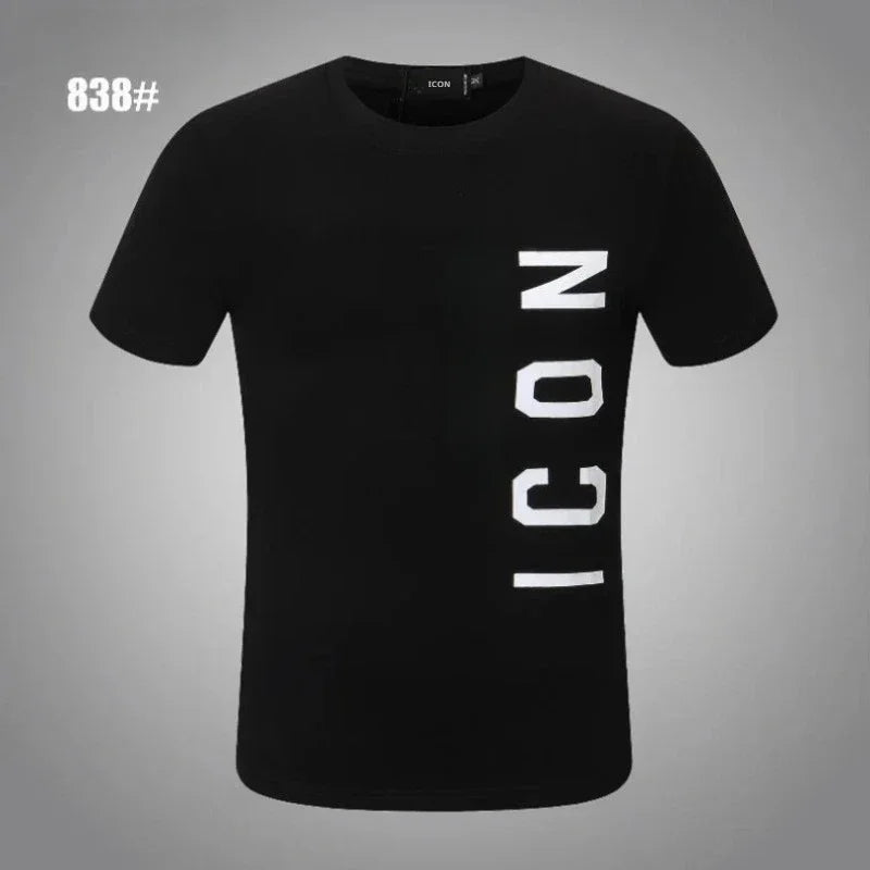 High Quality Dsq2 Cotton Mens 3D Letter ICON