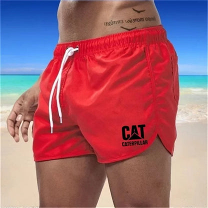 Shorts de praia masculinos de verã