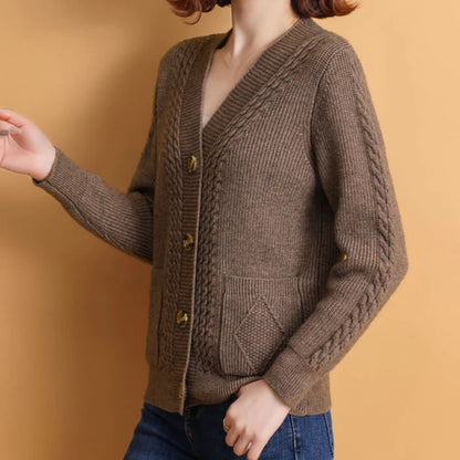 Cardigan De Malha Mulheres