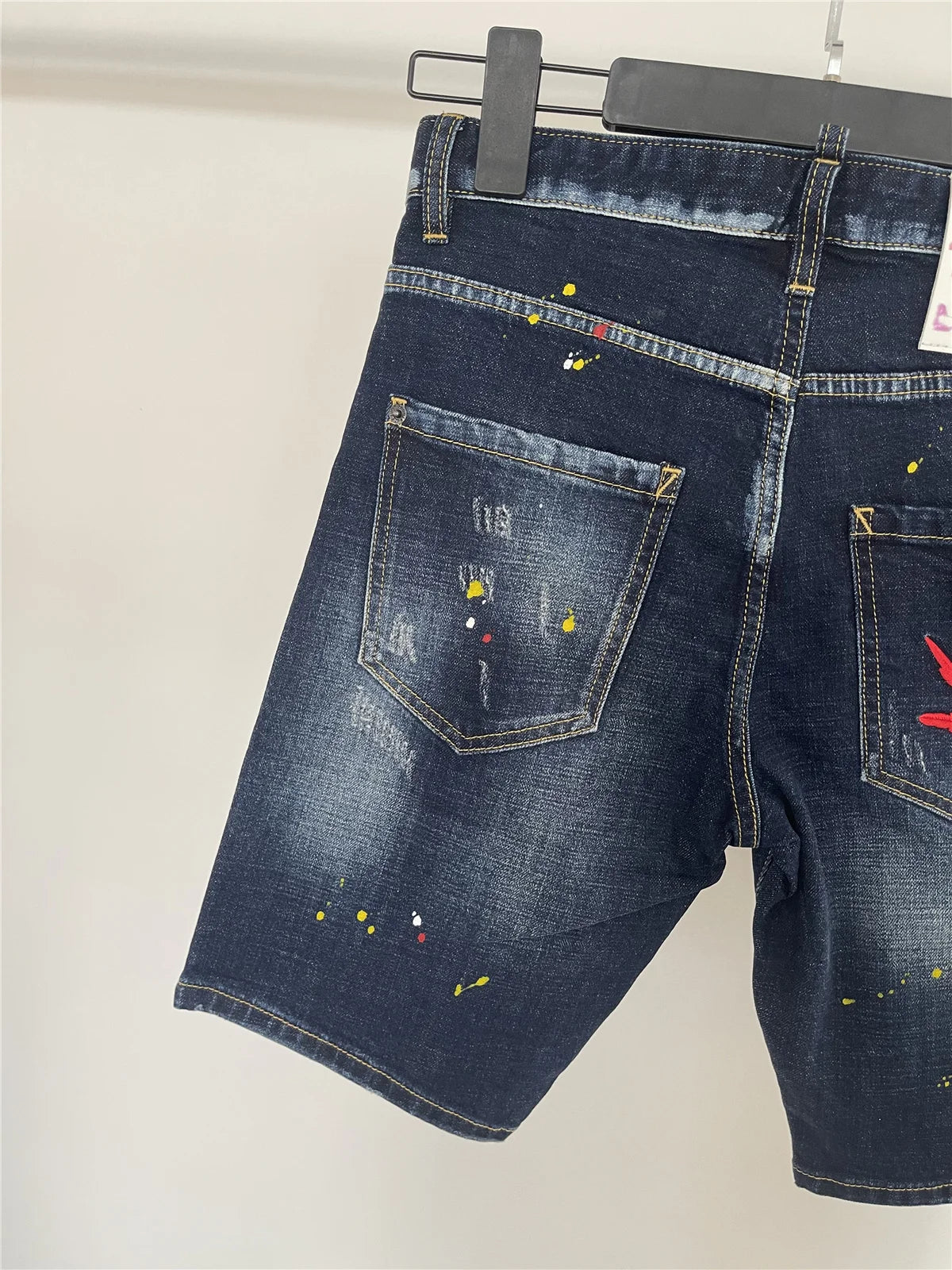 Verão Novos Jeans Calças de Cinco Pontos dsquared2