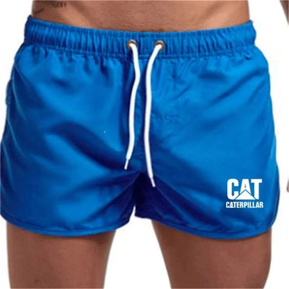 Shorts de praia masculinos de verã