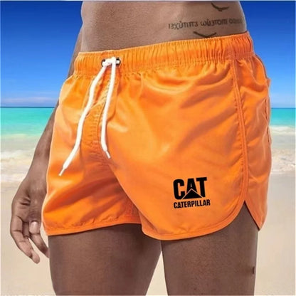 Shorts de praia masculinos de verã