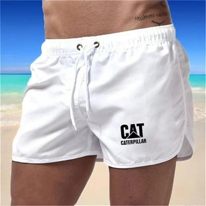 Shorts de praia masculinos de verã