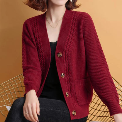 Cardigan De Malha Mulheres